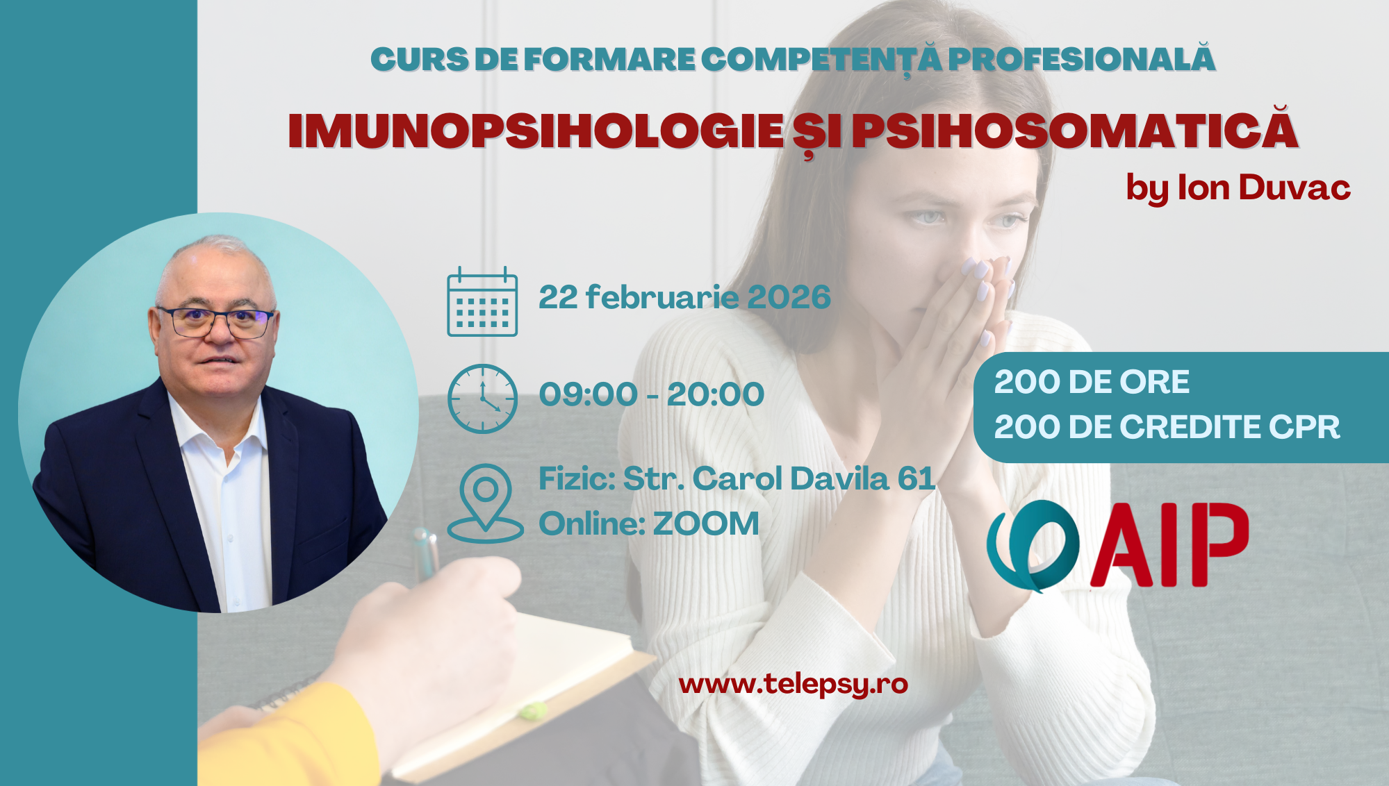 Imunopsihologie și Psihosomatică by Ion Duvac – Înscriere – Modul I Imunopsihologie și Psihosomatică by Ion Duvac – Înscriere – Modul I